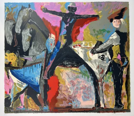 Lithografie Marini - IL GRANDE TEATRO DELLE MASCHERE