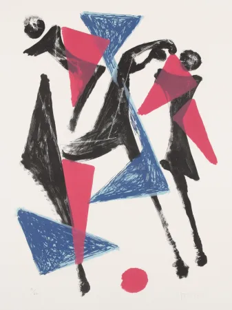 Lithografie Marini - Le Cheval au Manege