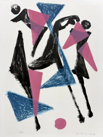 Lithografie Marini - Le Cheval au Manege