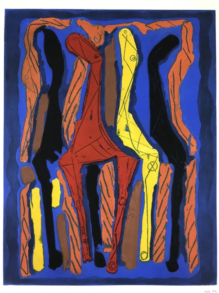 Ets En Aquatint Marini - MARINO FROM GOETHE IV 