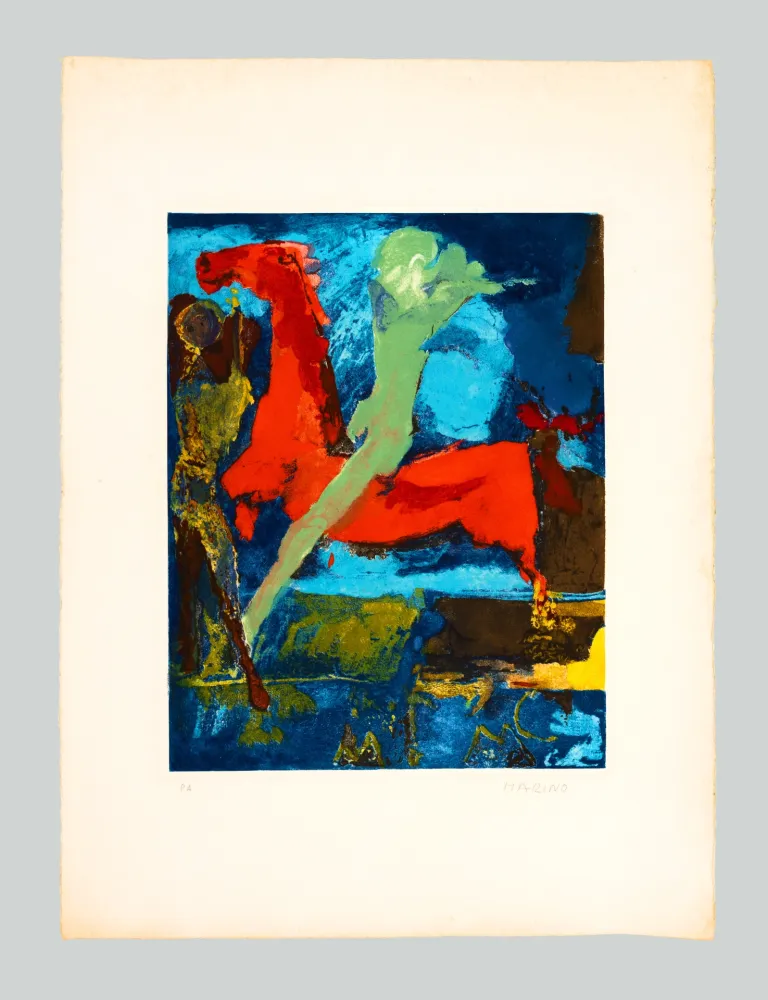 Ets En Aquatint Marini - Marino from Shakespeare I (Tav. VI)