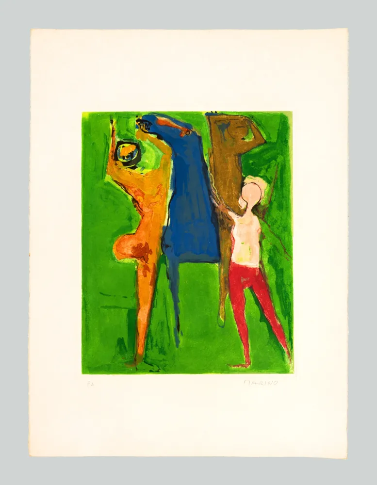 Ets En Aquatint Marini - Marino from Shakespeare I (Tav. VI)