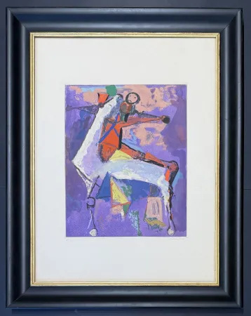 Droge Naald Marini - Marino Marini ( 1901 - 1980) - MARINO FROM SHAKESPEARE I - Etching, drypoint and aquatint in 28 colours - 1977