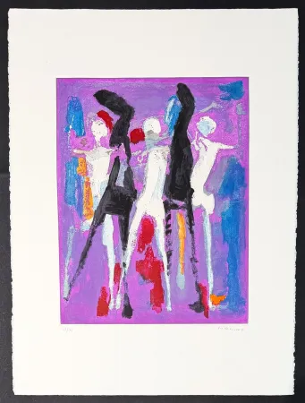 Gravure Marini - Marino Marini (1901–1980) - MARINO FROM SHAKESPEARE II - Color drypoint etching and aquatint on paper - 1978
