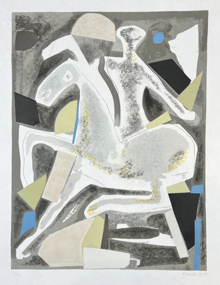 Lithografie Marini - PERSONNAGES DU SACRE DU PRINTEMPS III