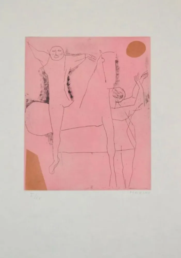 Ets En Aquatint Marini - Portfolio A-138 Giocolieir