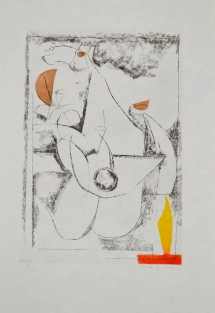 Ets En Aquatint Marini - Portfolio A-55 Miracolo