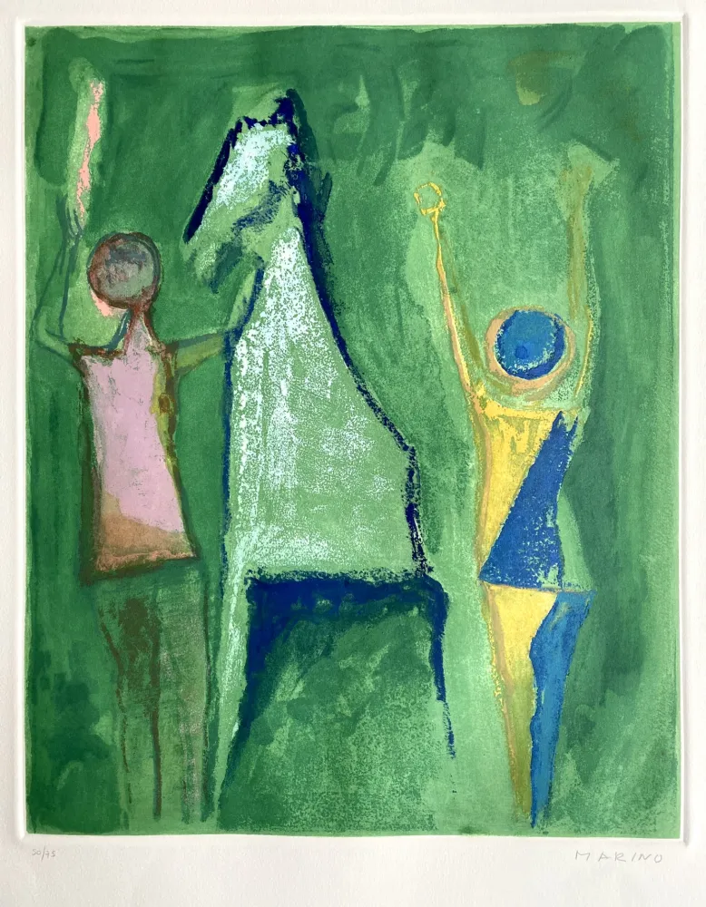 Ets En Aquatint Marini - Shakespeare I, Sheet I