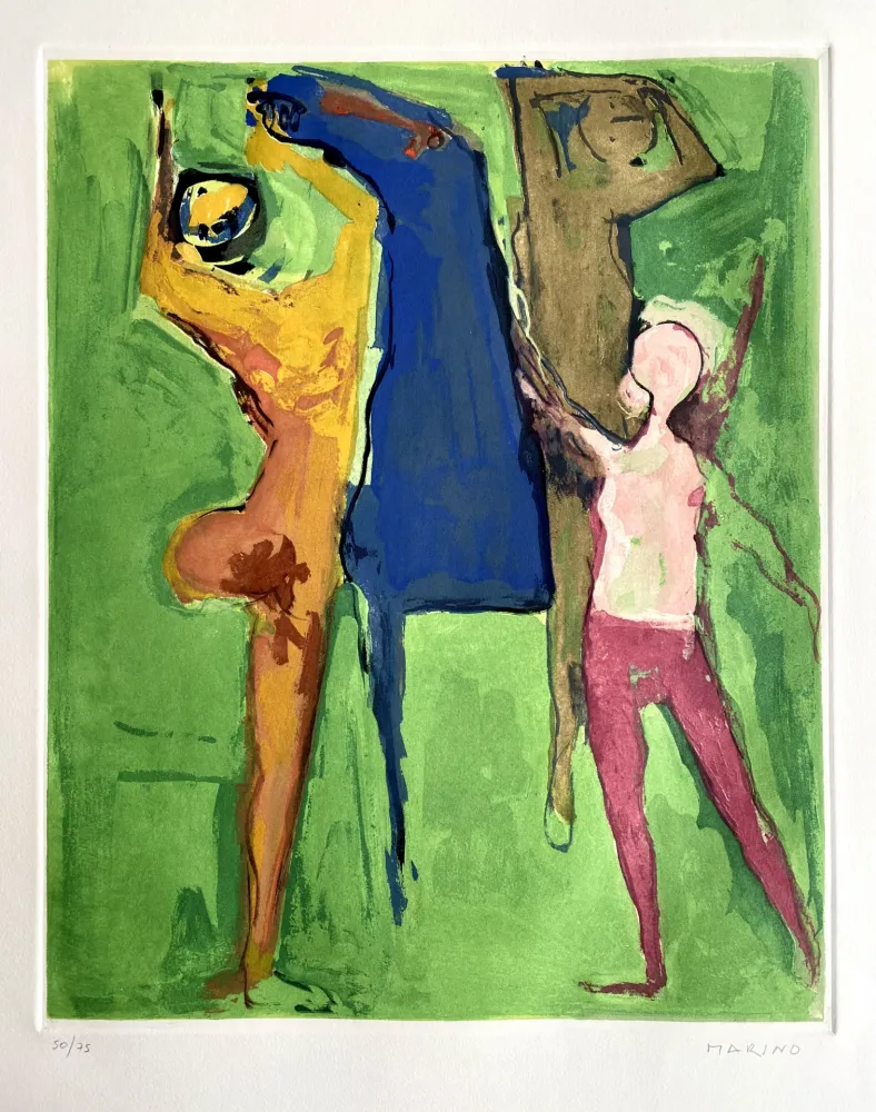 Ets En Aquatint Marini - Shakespeare I, Sheet VII