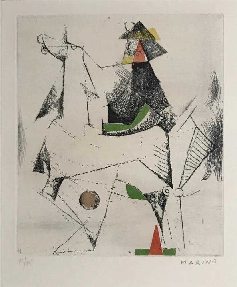 Ets En Aquatint Marini - Untitled II