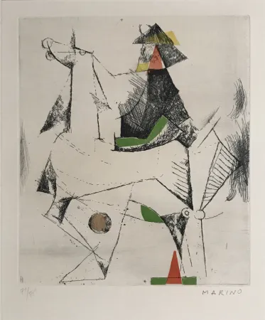 Ets En Aquatint Marini - Untitled II