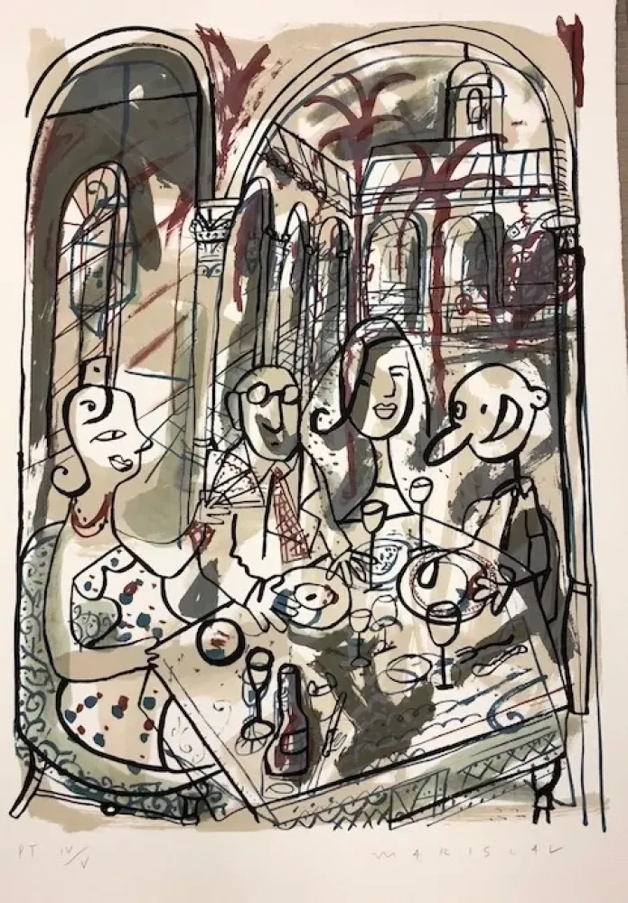 Zeefdruk Mariscal - Restaurante