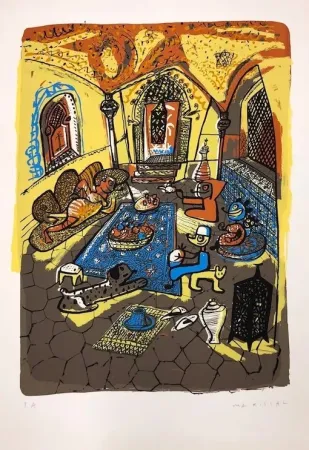 Zeefdruk Mariscal - Riad