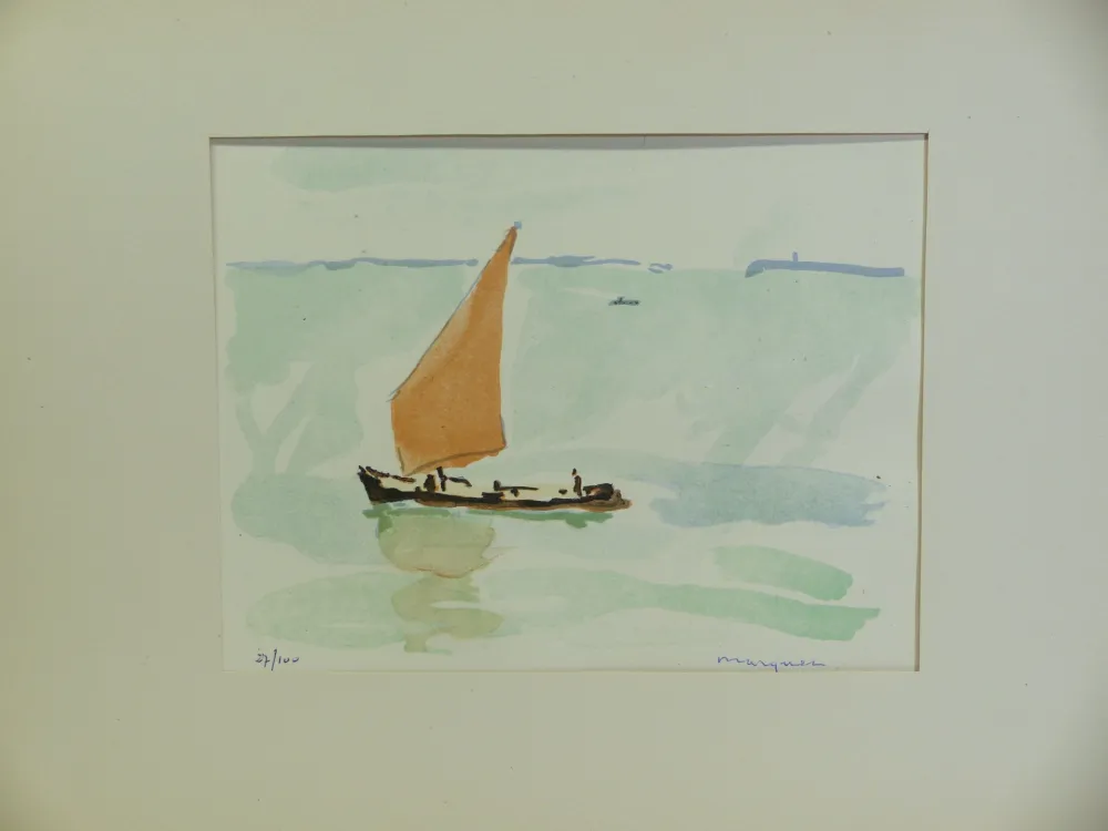 Lithografie Marquet - Dix estampes originales. 1947. 