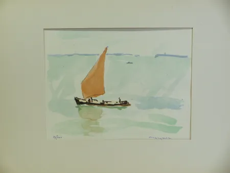 Lithografie Marquet - Dix estampes originales. 1947. 