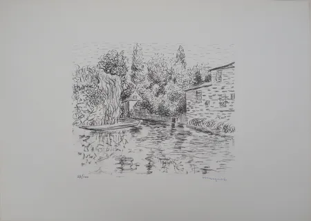 Lithografie Marquet - Pons ( Charente )