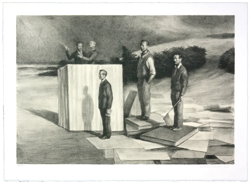 Lithografie Martensen - Front