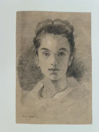 Geen Techniek Martin - Portrait de jeune fille 