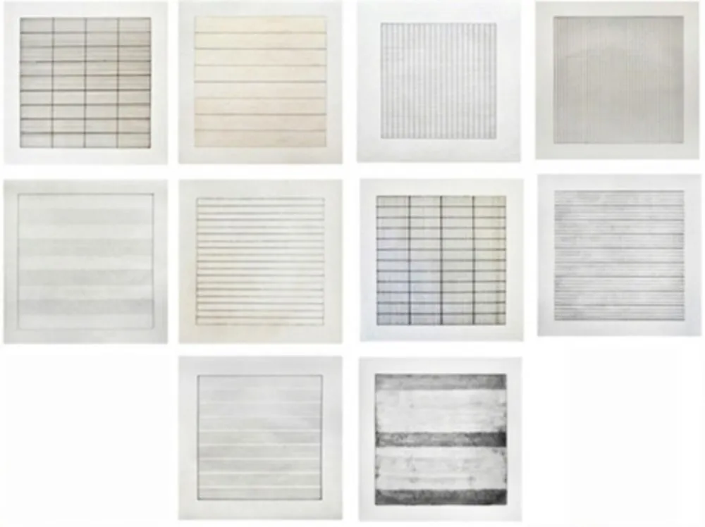 Lithografie Martin - Untitled (from Paintings and Drawings: 1974-1990)