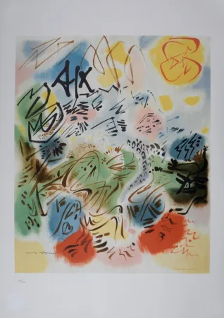 Lithografie Masson - Aix, circa 1980