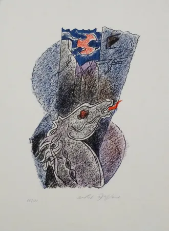 Lithografie Masson - Cheval