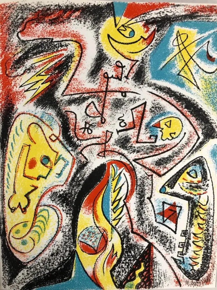 Lithografie Masson - Composition