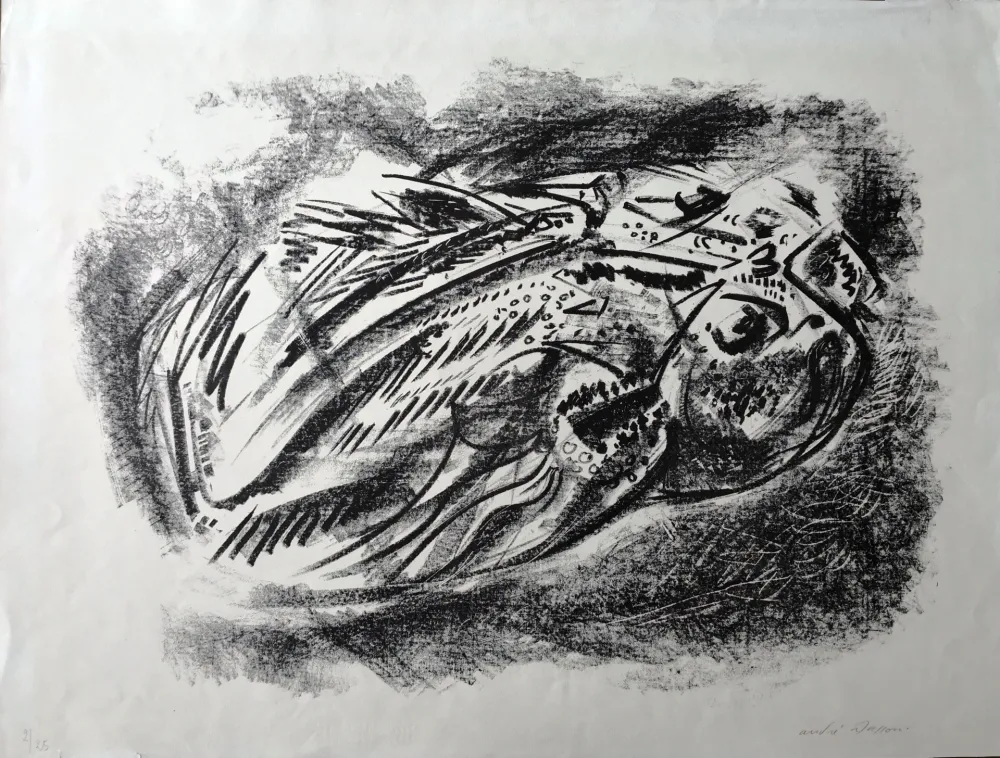 Lithografie Masson - Composition 3