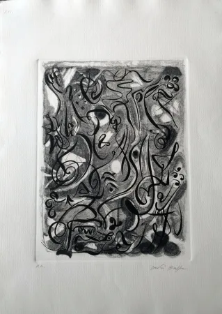 Ets En Aquatint Masson - Composition