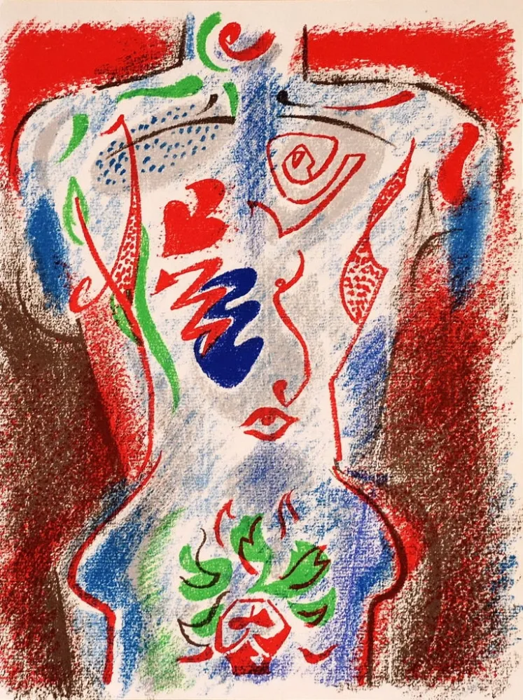 Lithografie Masson - Cupidon