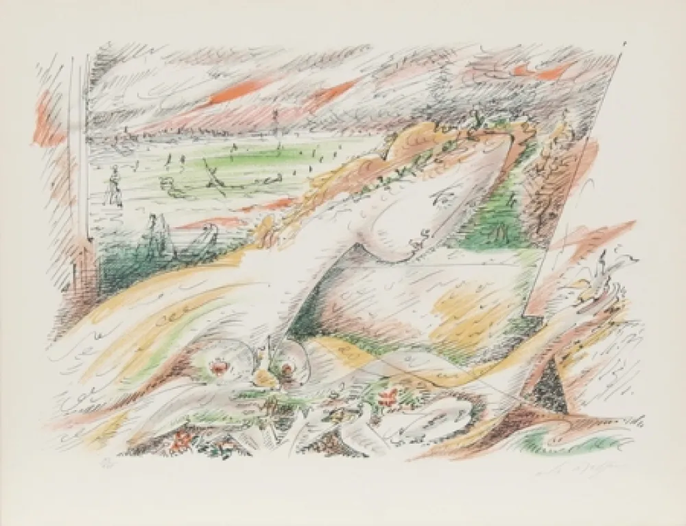 Lithografie Masson - Dalia from Je Reve Portfolio