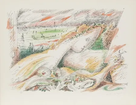 Lithografie Masson - Dalia from Je Reve Portfolio