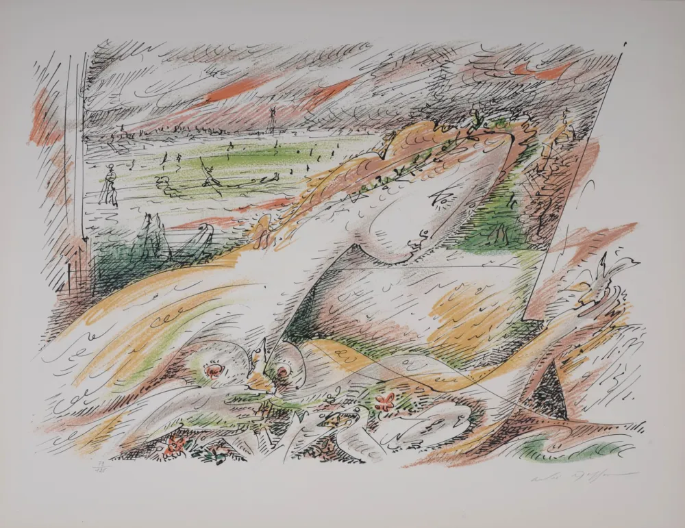 Lithografie Masson - Dalila. 1975 - Hand-signed & numbered!