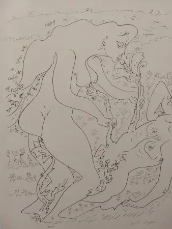 Lithografie Masson - Erotic land