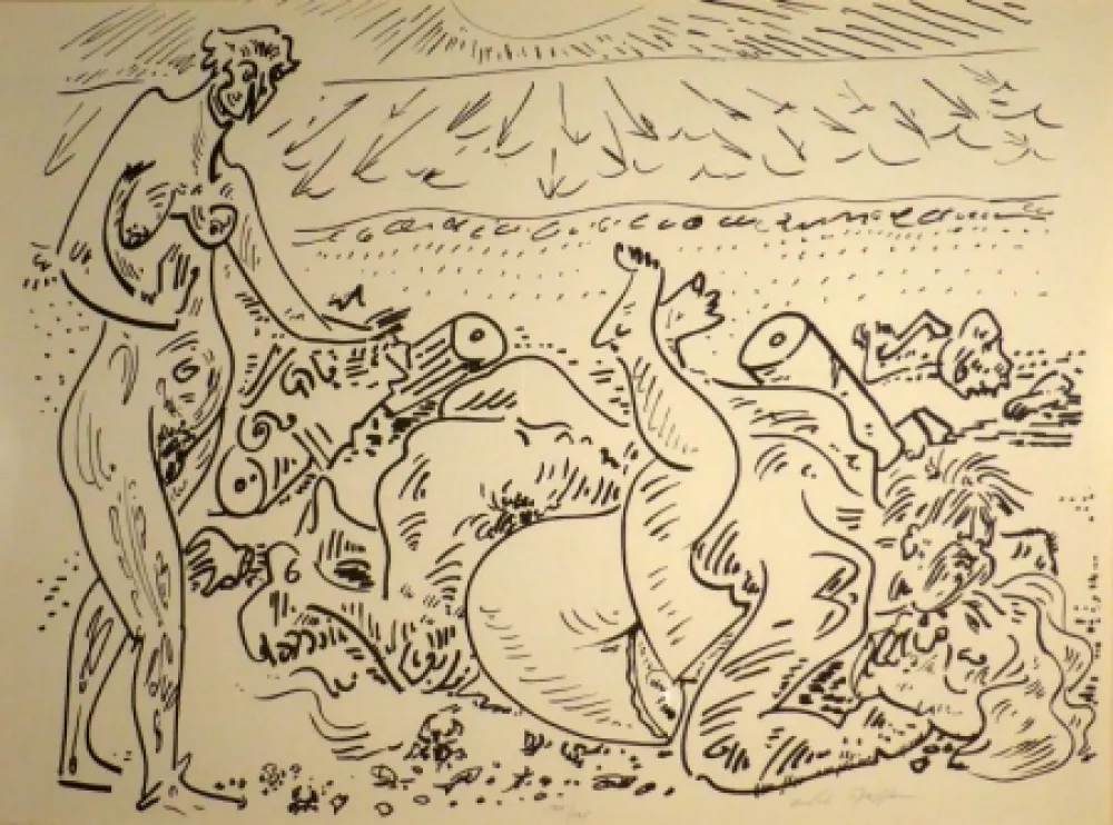 Lithografie Masson - (Erotique)