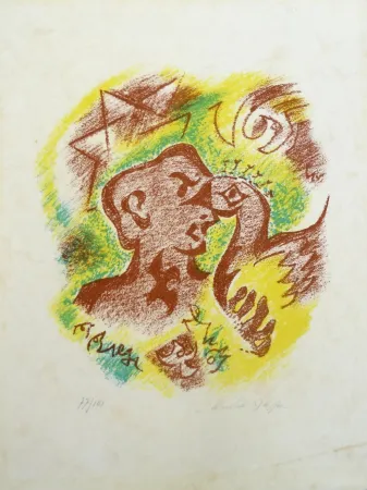 Lithografie Masson - Figure