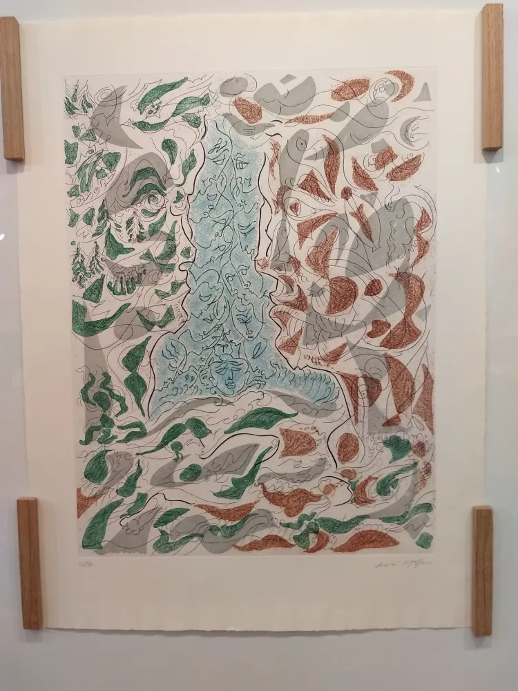 Lithografie Masson - Hommage a Picasso