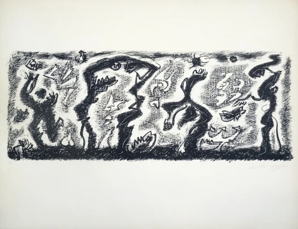 Lithografie Masson - Jardins de Tantale