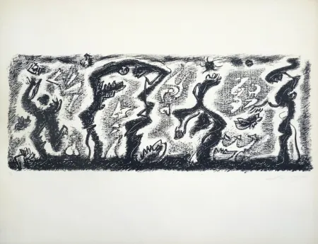 Lithografie Masson - Jardins de Tantale