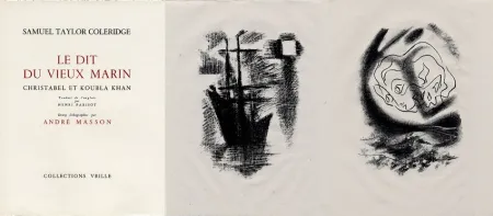 Geïllustreerd Boek Masson - LA CHANSON DU VIEUX MARIN.24 lithographies originales.