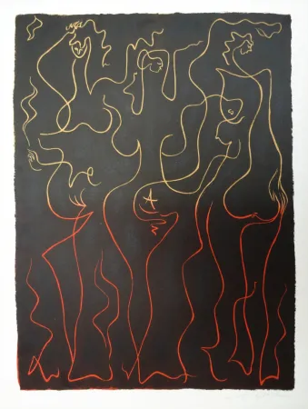Lithografie Masson - La danse
