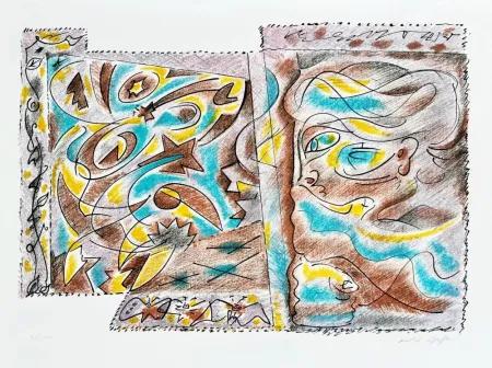 Lithografie Masson - La Sibylle et les étoiles