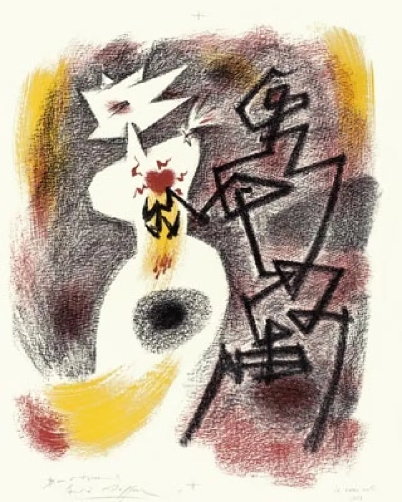 Lithografie Masson - Le Coeur volé