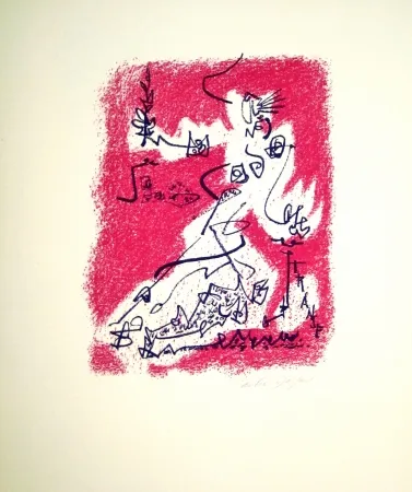 Lithografie Masson - Le départ