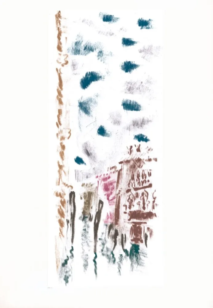 Lithografie Masson - Le Grand Canal (Voyage à Venise)