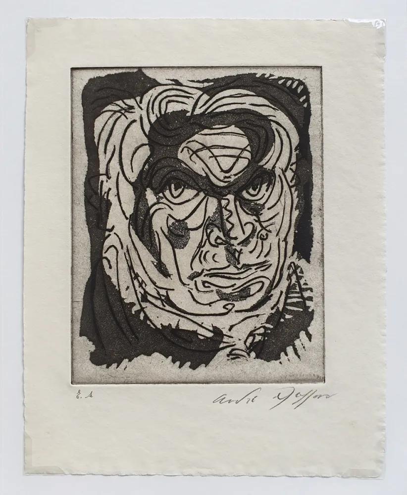 Ets En Aquatint Masson - Le misanthrope (The misanthrope)