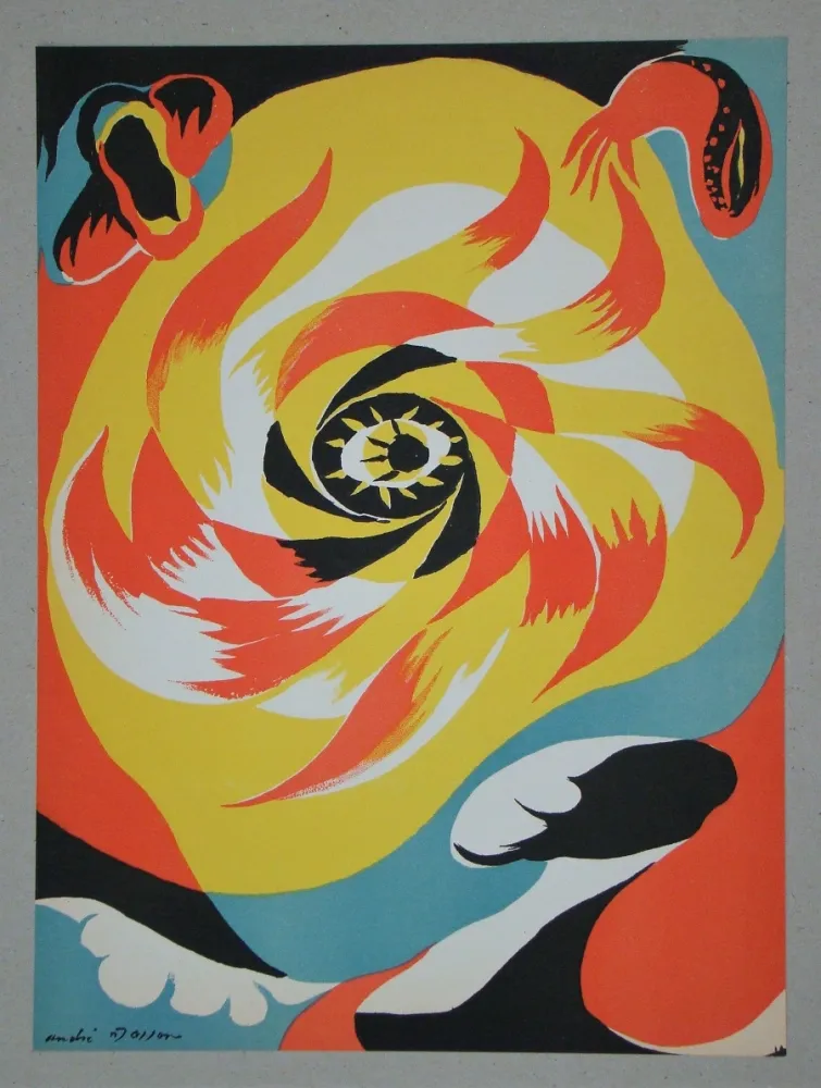 Lithografie Masson - Le soleil