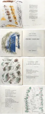 Geïllustreerd Boek Masson - Léna Leclercq. POÈMES INSOUMIS. Avec 10 lithographies sur Japon nacré (1963)