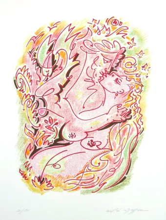 Lithografie Masson - Les sonnets de Louise Labé 3