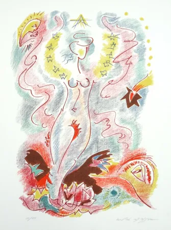 Lithografie Masson - Les sonnets de Louise Labé 5