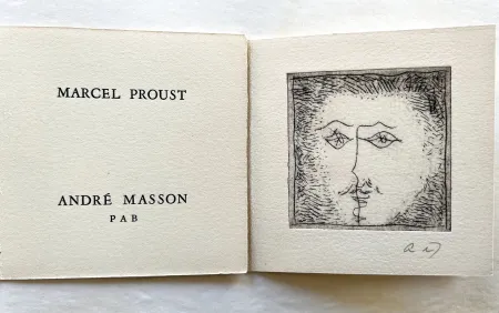 Geïllustreerd Boek Masson - Marcel PROUST et André MASSON. 